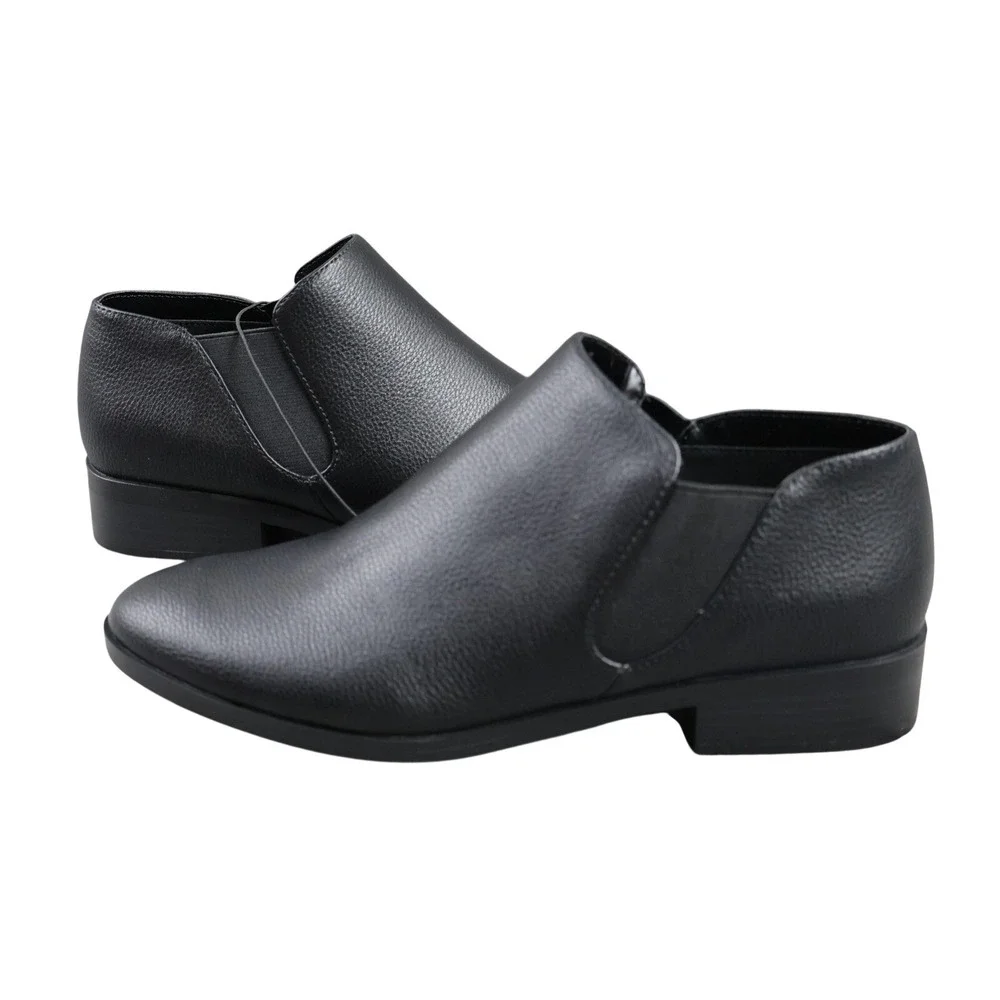 Kensie Shoes Womens Size 7 Black Slip-On Flat Pointed Toe Comfort SAMMY KS252480